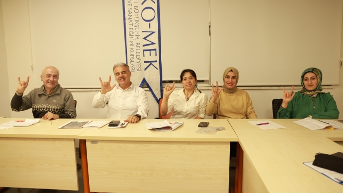 Tek işaret tek anlam için KO-MEK’te eğitim alıyor